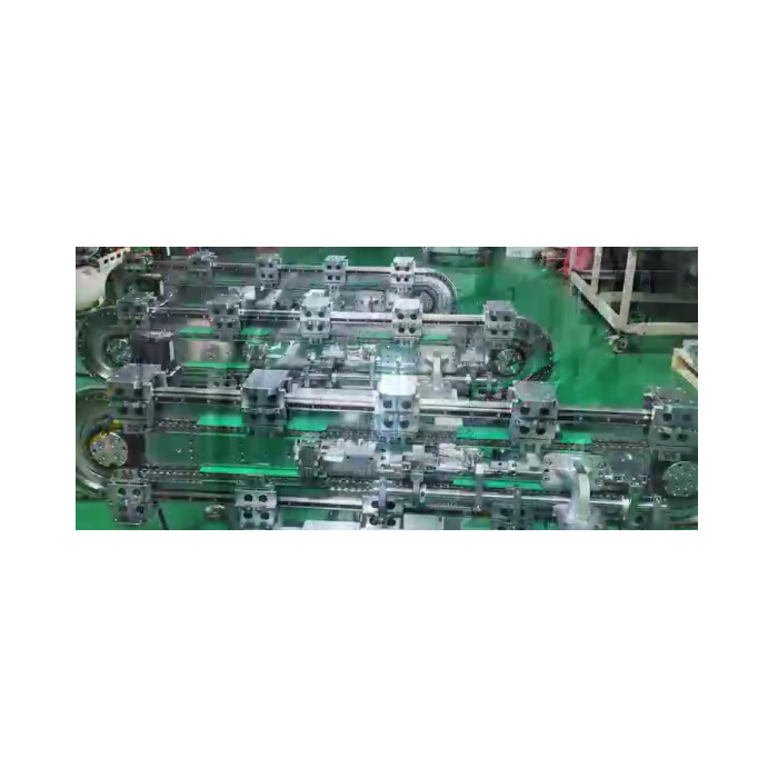 Vertical cyclic linear guide rail