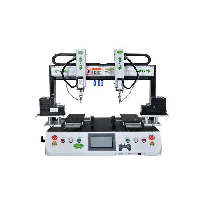 Small double head screw locking machine