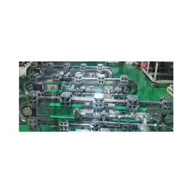 Vertical cyclic linear guide rail
