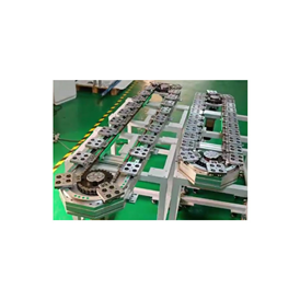 Elliptical guide rail assembly
