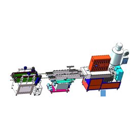 Dual station environmentally friendly extruder