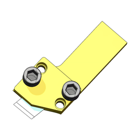 Thin walled straight knife holder