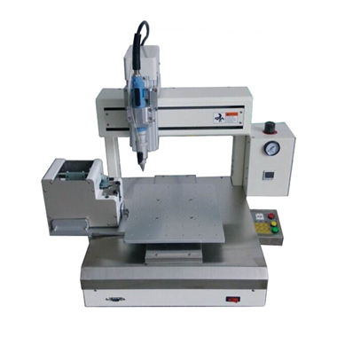 Small single head screw locking machine